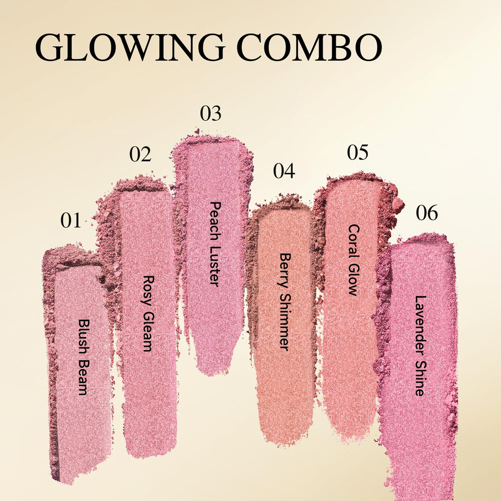 PHOFAY Luminous Blush dry-application for everyday natural look.