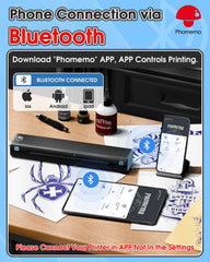 Phomemo M08F confirms compatibility with Phomemo tattoo paper for clean transfers.