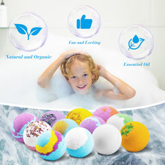 Photken Bath Bombs Pour Action releases scent instantly into warm water.