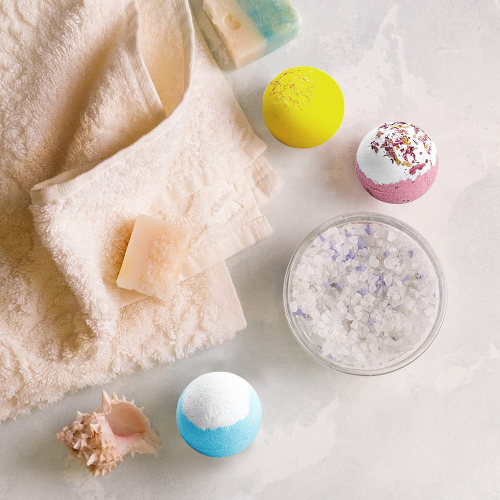 Photken Bath Bombs Spa Aromatherapy Moment elevates ordinary baths with calming scents.