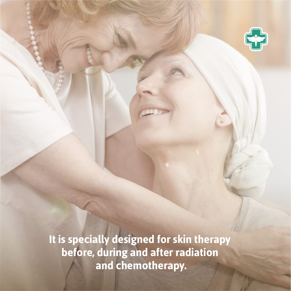 PhysAssist Oncology Cream jojoba oil droplet suggests deep moisturization.