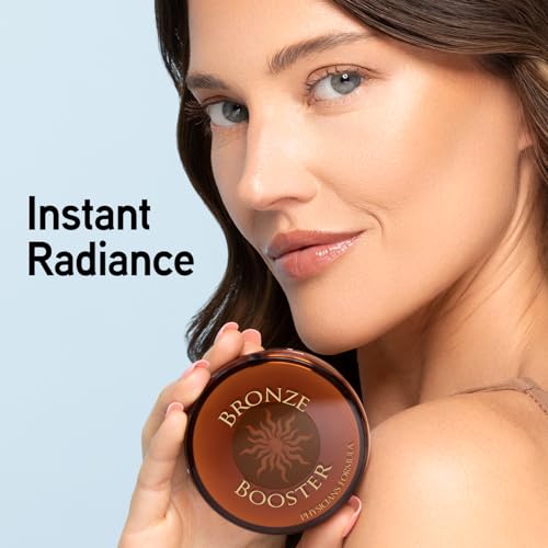 Physicians Formula Bronze Booster brush application shows easy blend for even tone