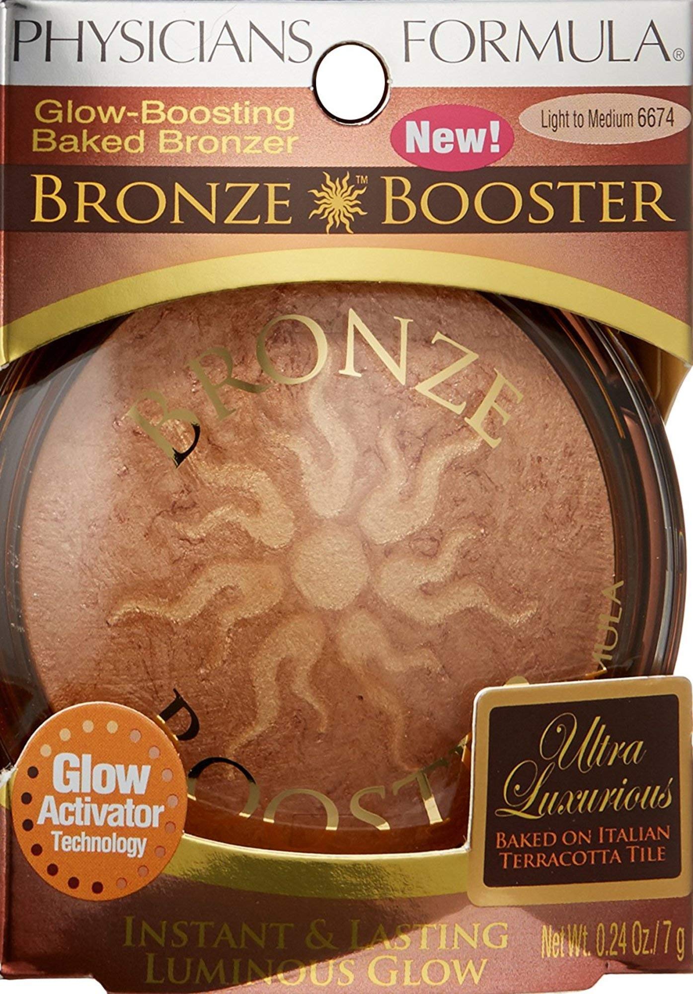 Physicians Formula Bronze Booster luminous-finish powder highlights sun-kissed radiance