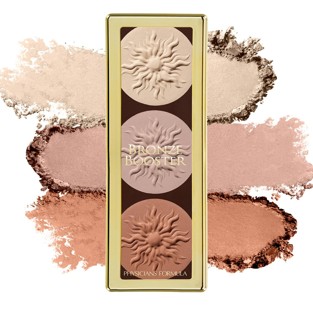 Physicians Formula Bronze Booster Palette open-compact for universal matte bronzer sculpting.