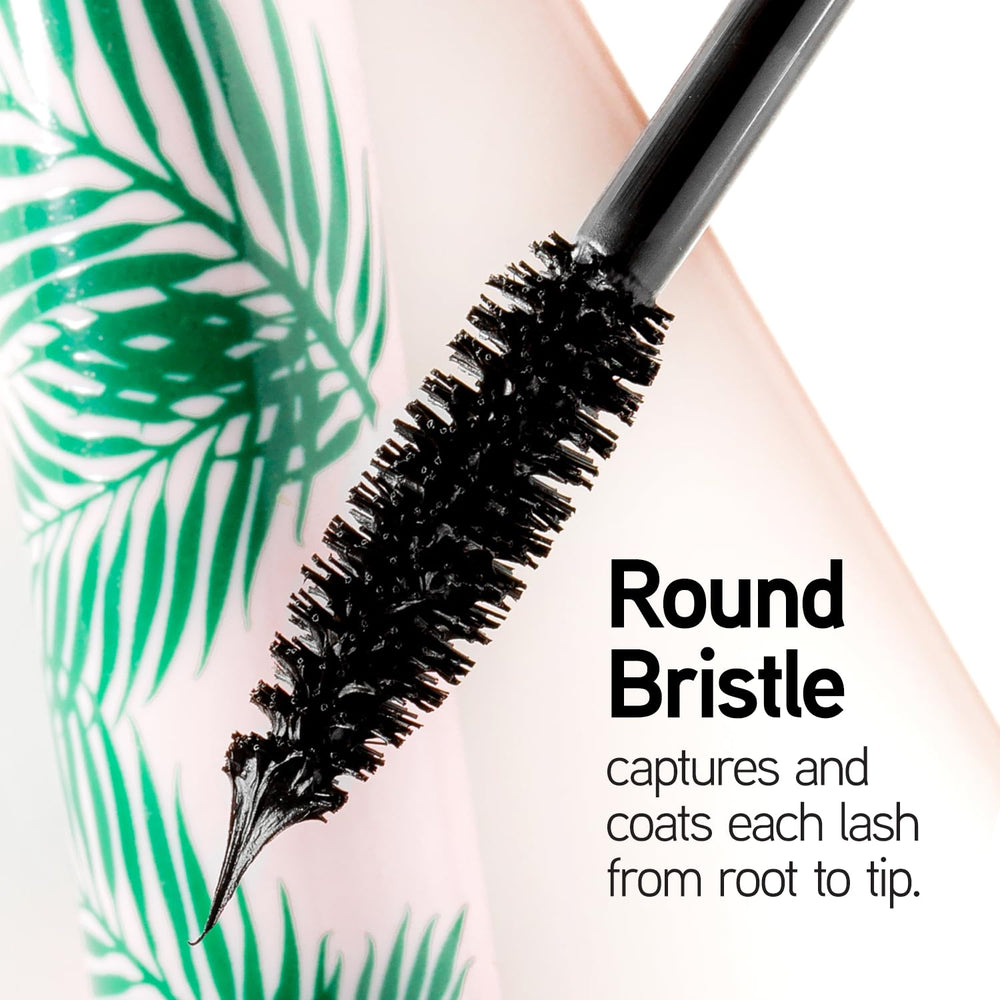 Physicians Formula Butter Blowout brush close-up demonstrates root-to-tip coating for dramatic lashes