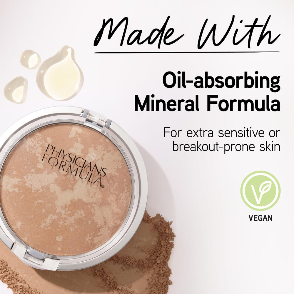 Physicians Formula Mineral Wear air-cushion blender demonstrates easy, flawless application.