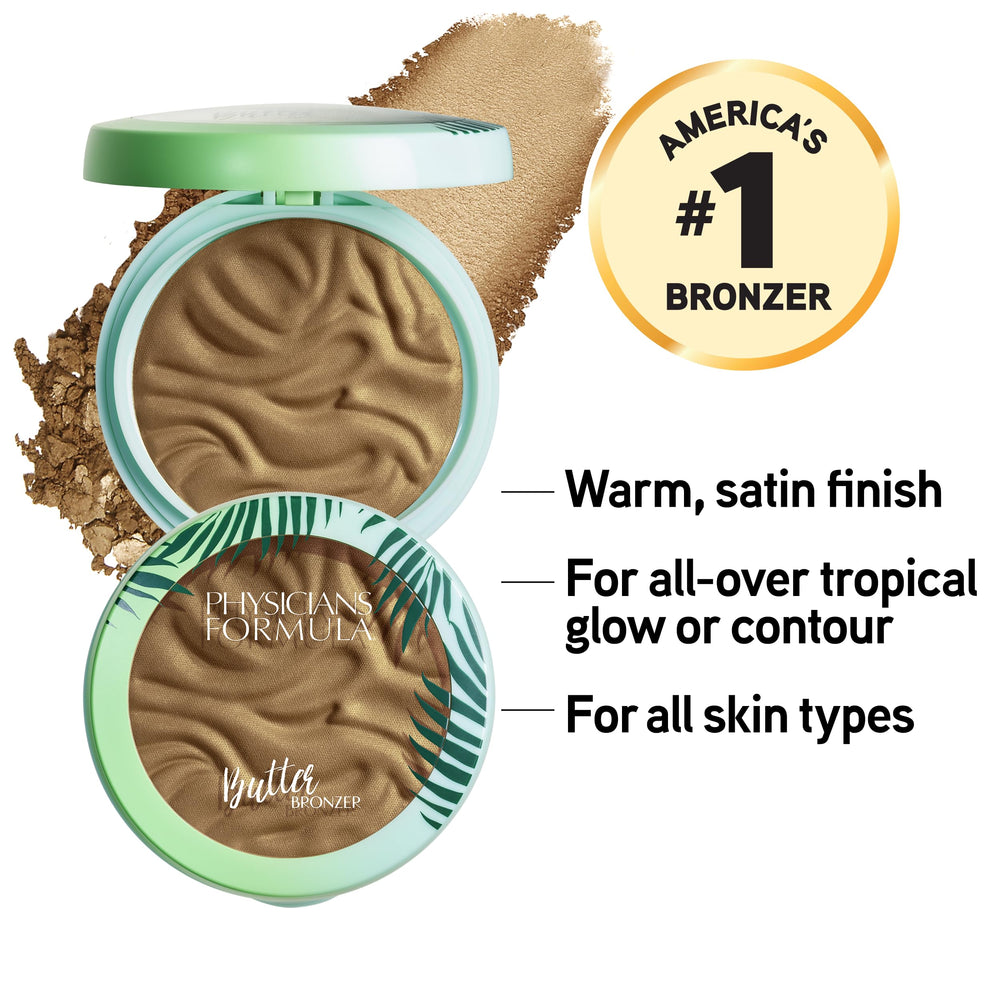 Physicians Formula Murumuru Butter Bronzer blend application on skin