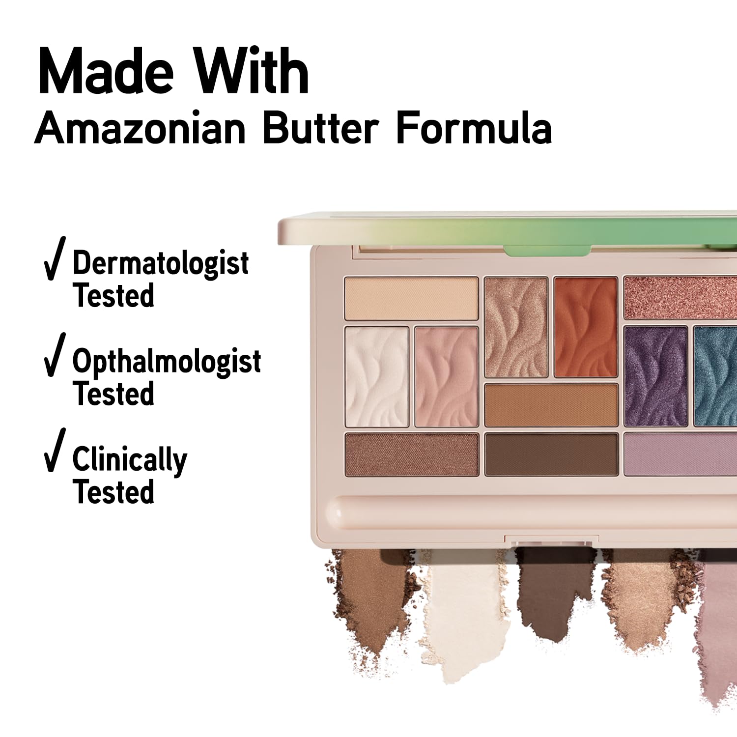 Physicians Formula Murumuru Butter Eyeshadow tropical colors deliver a soft glow on lids