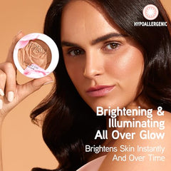 Physicians Formula Rosé All Day Highlighter Soft Petal pink shade offers pearly finish