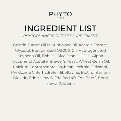 PHYTO Phytophanère natural formulation concept highlights paraben-free and sulfate-free ingredients.