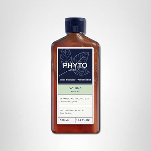 Root lift is visible after using PHYTO VOLUME shampoo.