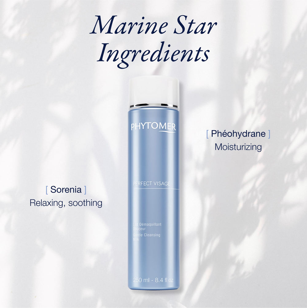 Phytomer Perfect Visage after-rinse image showing soft, comfortable finish on skin.
