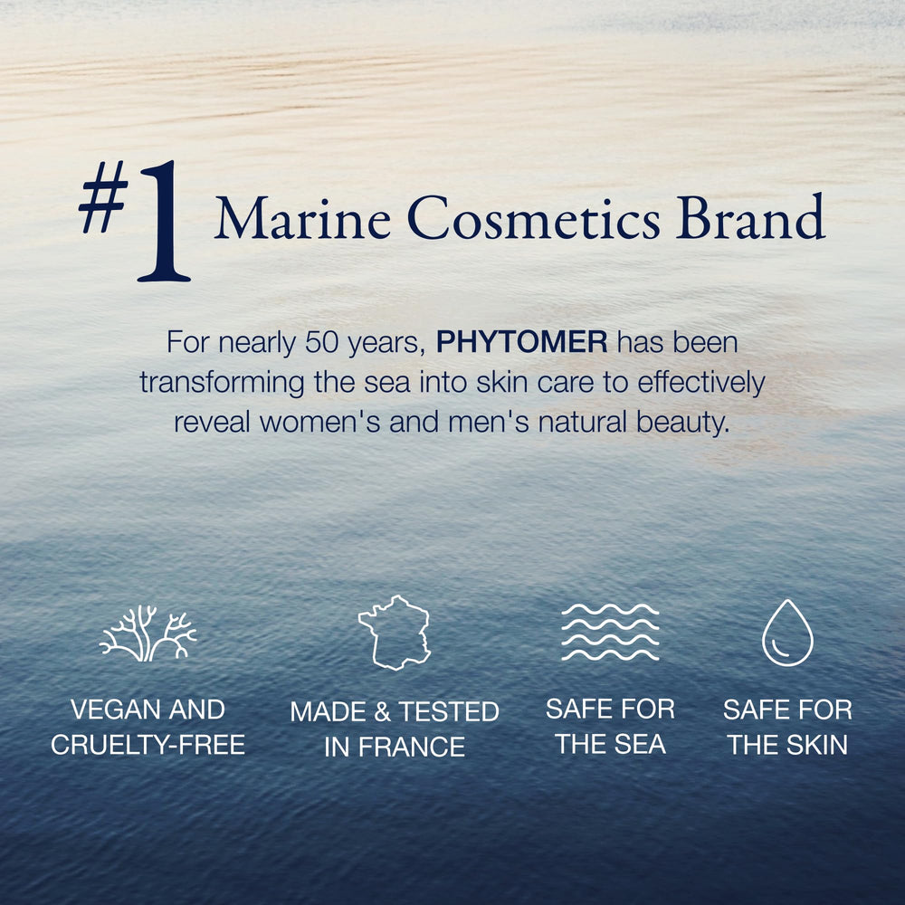 Phytomer Perfect Visage makeup remover shot illustrating effective daily makeup removal.