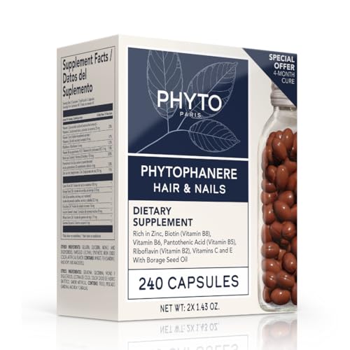 PHYTO Phytophanère capsules close-up for convenient daily nourishment.