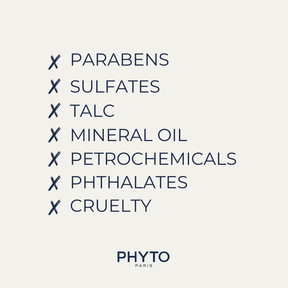 PHYTO Phytophanère hair strands close-up shows fullness potential.