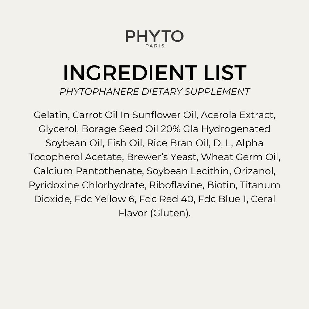 PHYTO Phytophanère vitamin-C close-up linked to skin radiance.