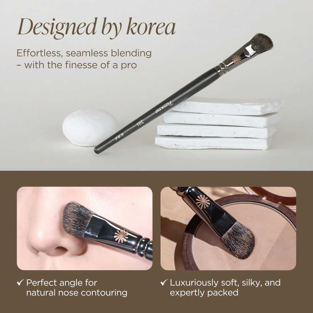 Piccasso 201 nose shading brush nose contouring for natural symmetry