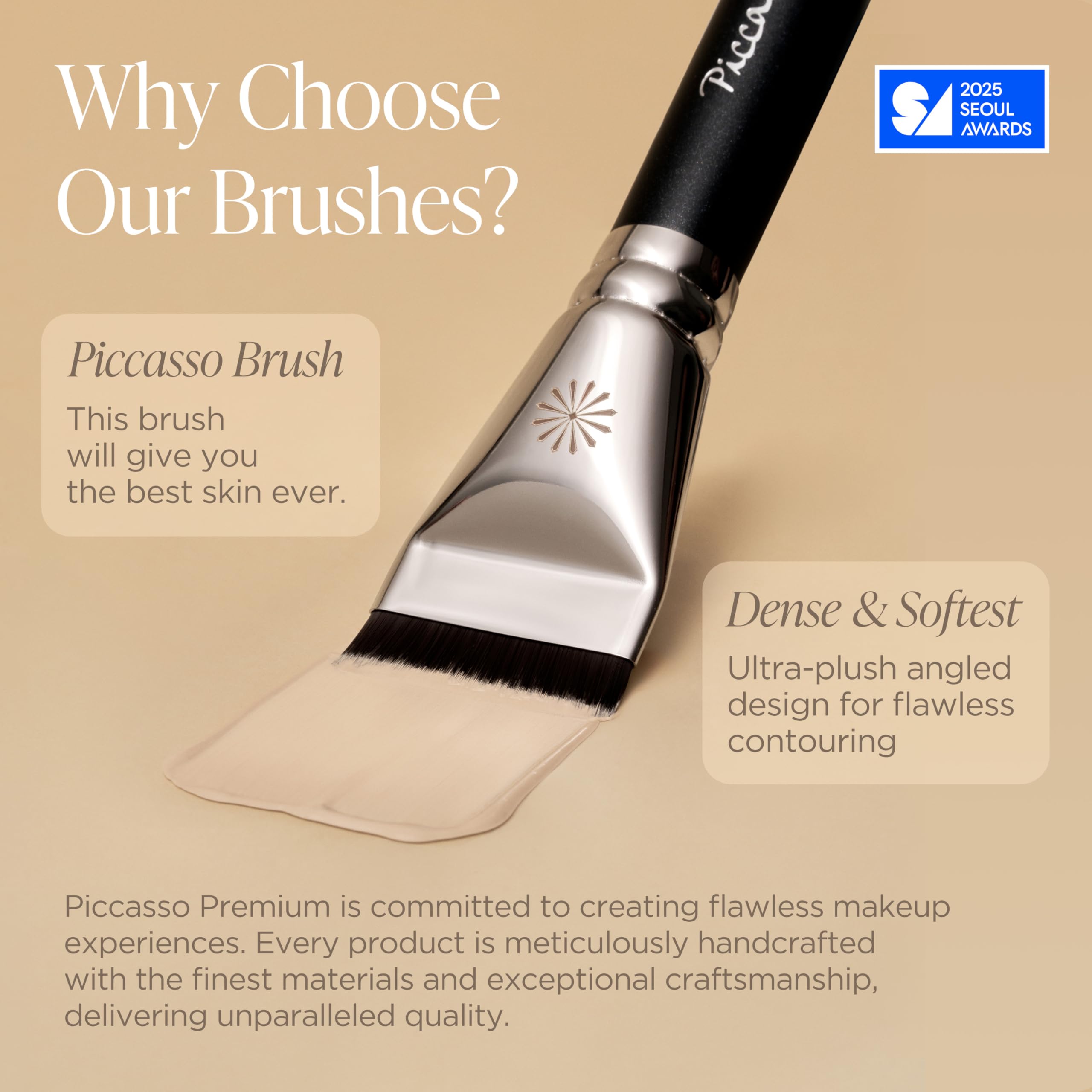Piccasso FB11 cream foundation use emphasizes smooth, even coverage.
