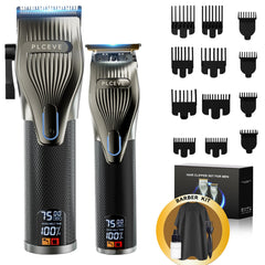 piceve hair clipper front view highlights precise blades for clean home haircuts