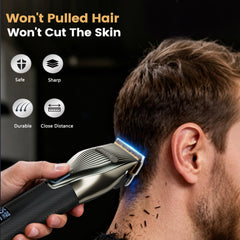 piceve hair trimmer precision comb close-up demonstrates fine trimming with guide lengths