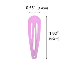 PIDOUDOU hotpink 2-inch snap hair clip ideal for simple updos and quick styling