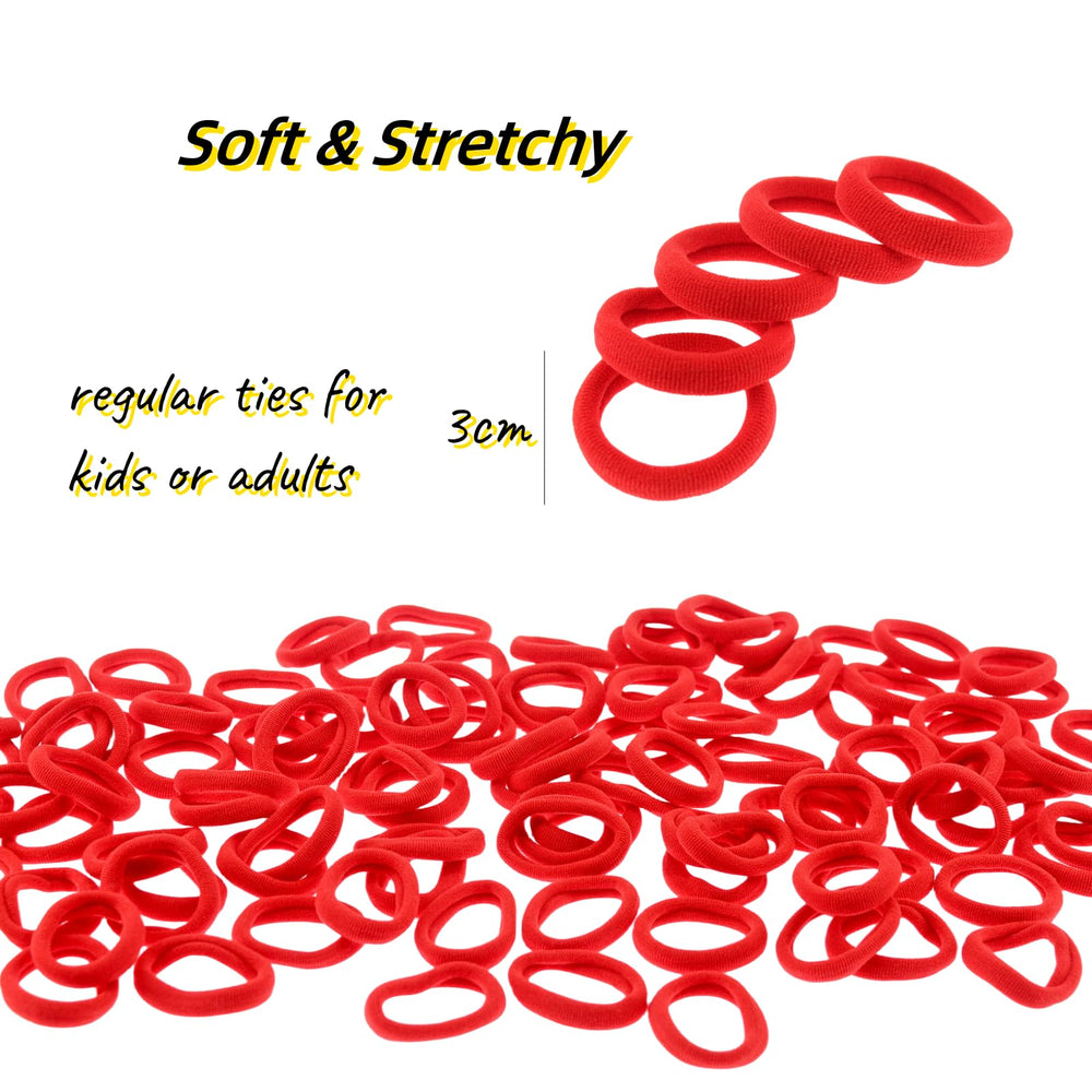 PIDOUDOU seamless hair ties prevent pulling on thin hair with soft touch