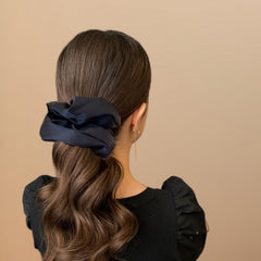 PIDOUDOU satin scrunchies color mix complements outfits and occasions
