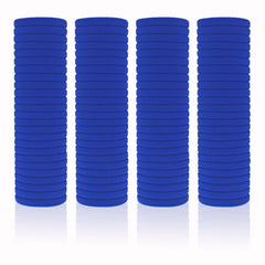 PIDOUDOU seamless hair ties royal blue pack shown for daily snag-free wear.