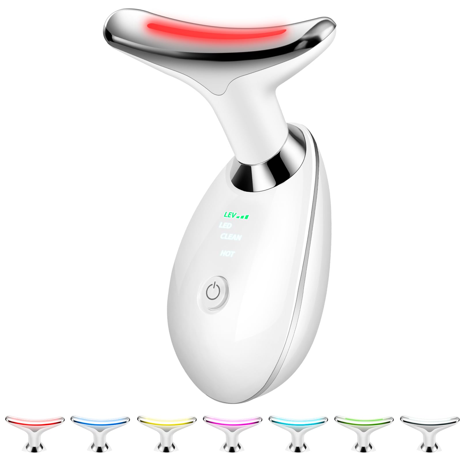 Piegricdiat Face and Neck Massager Tool heats to 113F for comforting warmth