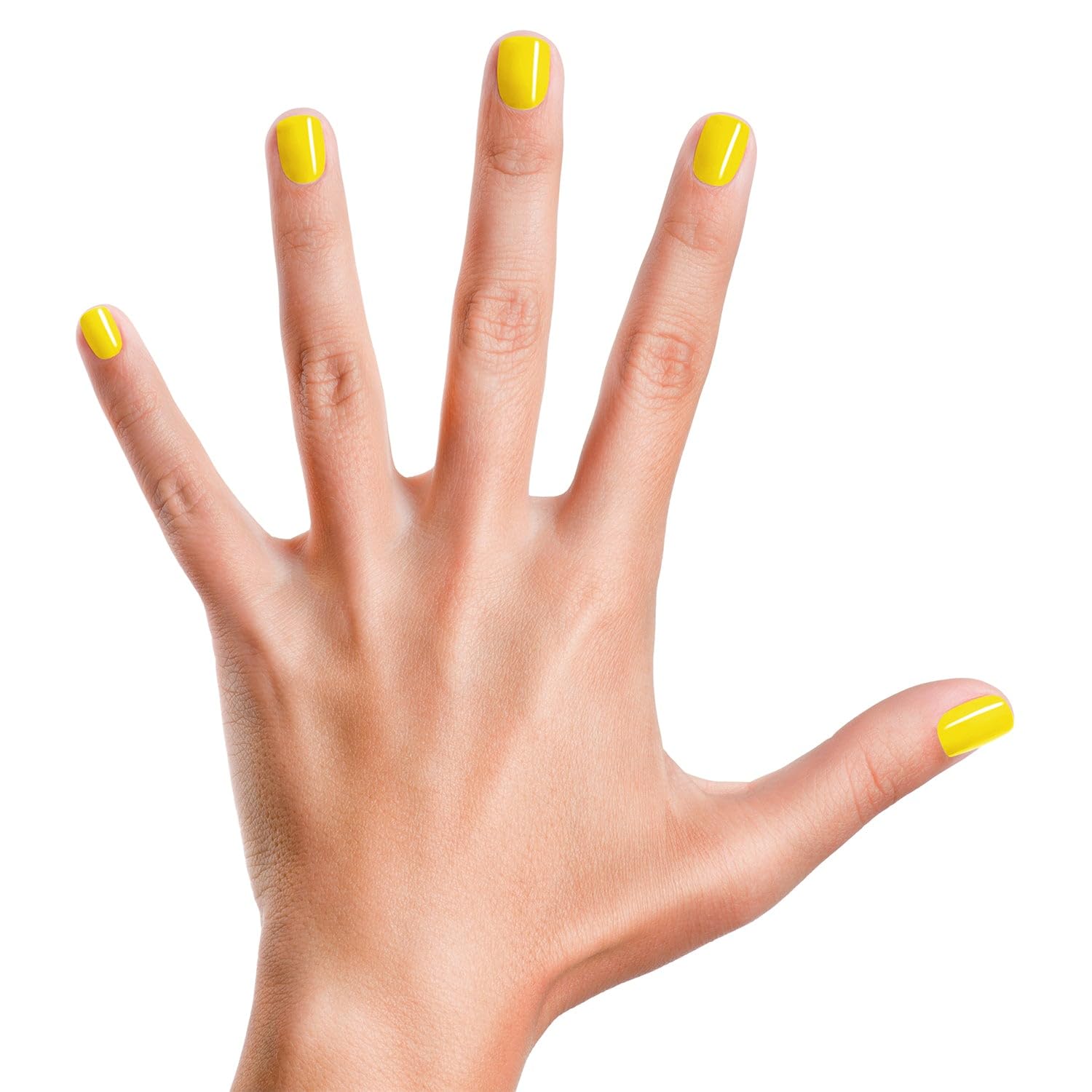 Piggy Paint Bae-Bee Bliss nails closeup highlighting durable finish