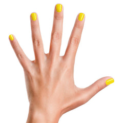 Piggy Paint Bae-Bee Bliss nails closeup highlighting durable finish