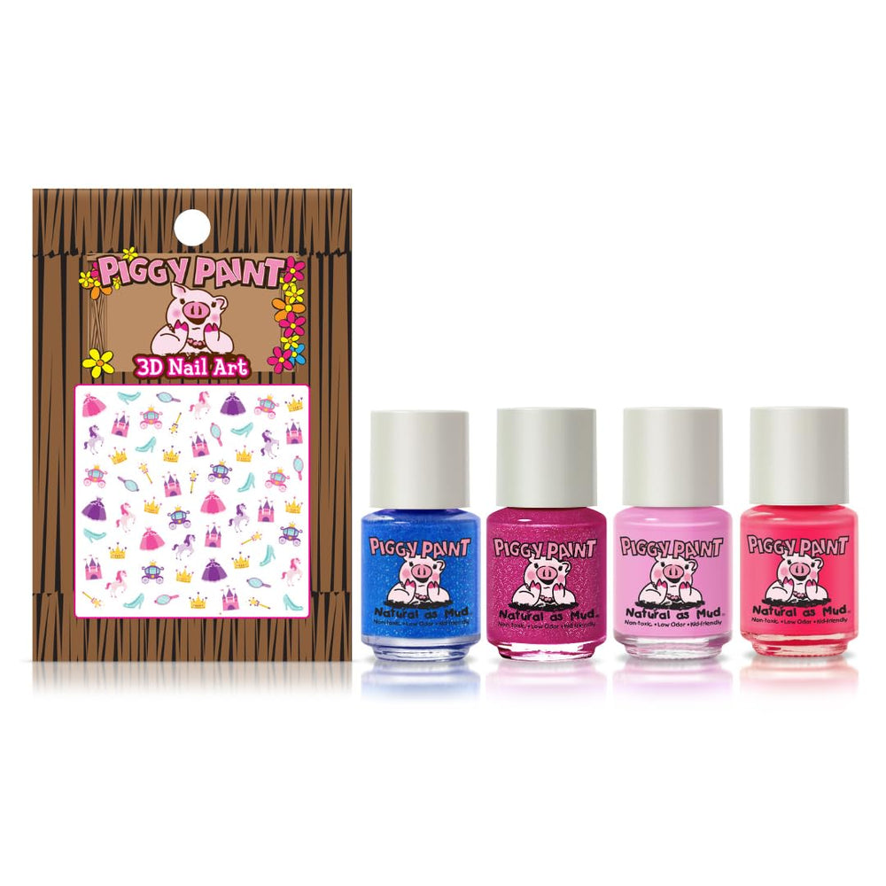 Piggy Paint Tiny Tiaras swatches show bright colors for easy choosing.