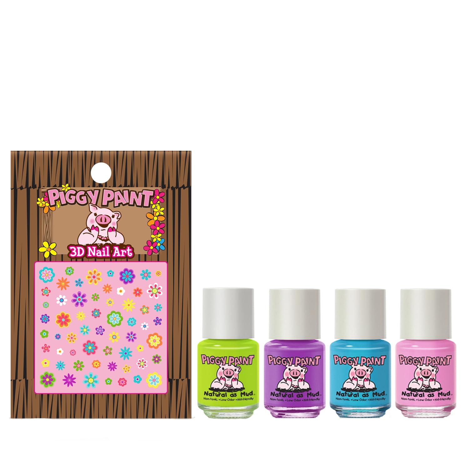 Piggy Paint water-based formula close-up indicating non-toxic, safer option