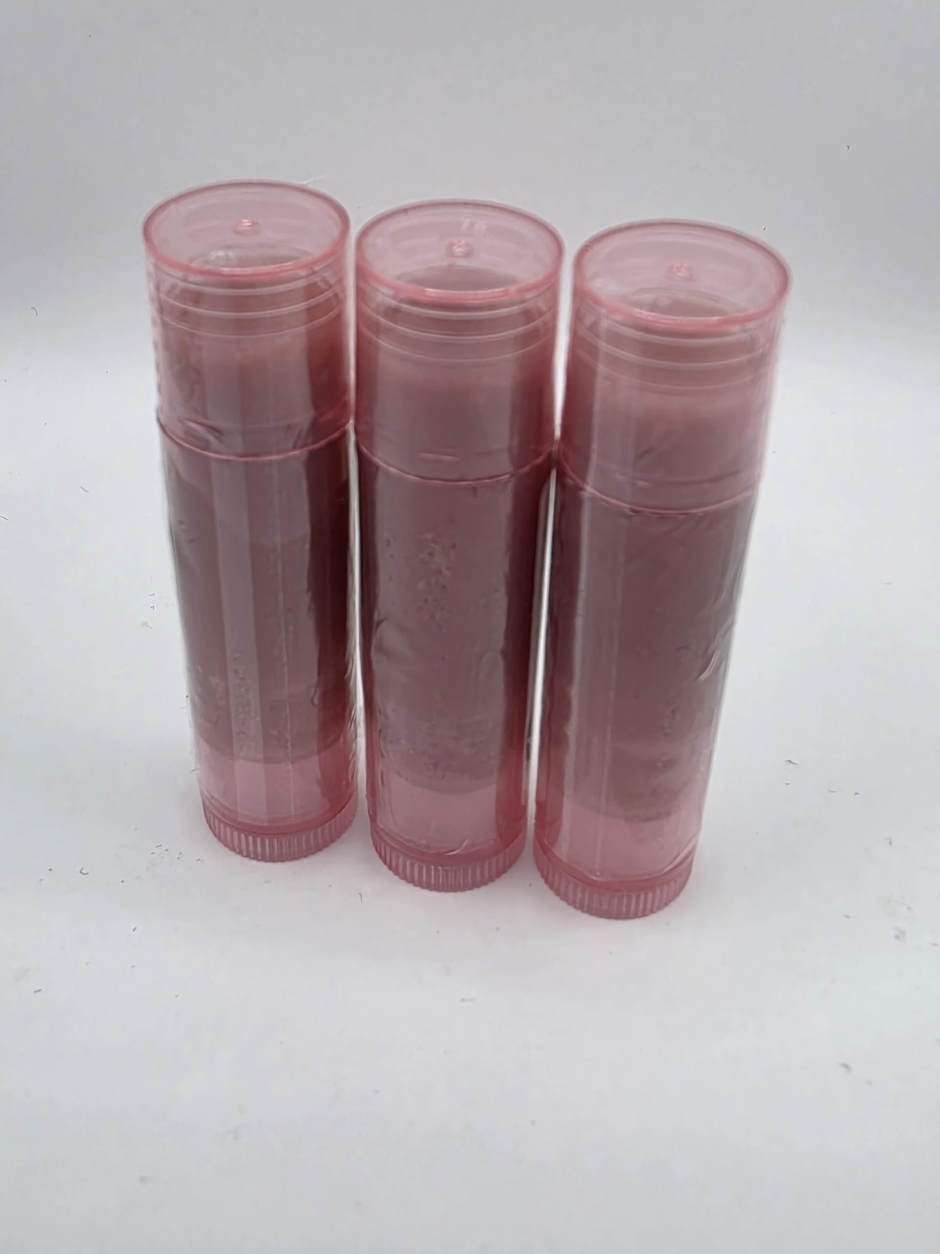 Pilgrimage Vibes Tallow Lip Balm closeup shows creamy texture and mauve tint.