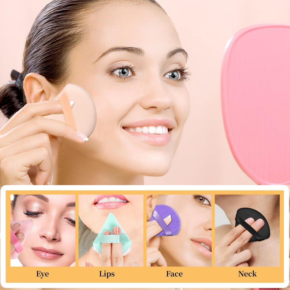 Pimoys powder puff works with body, pressed, and loose powders
