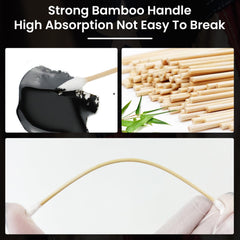 PINGMIC highly absorbent swabs soaking up oils and solvents