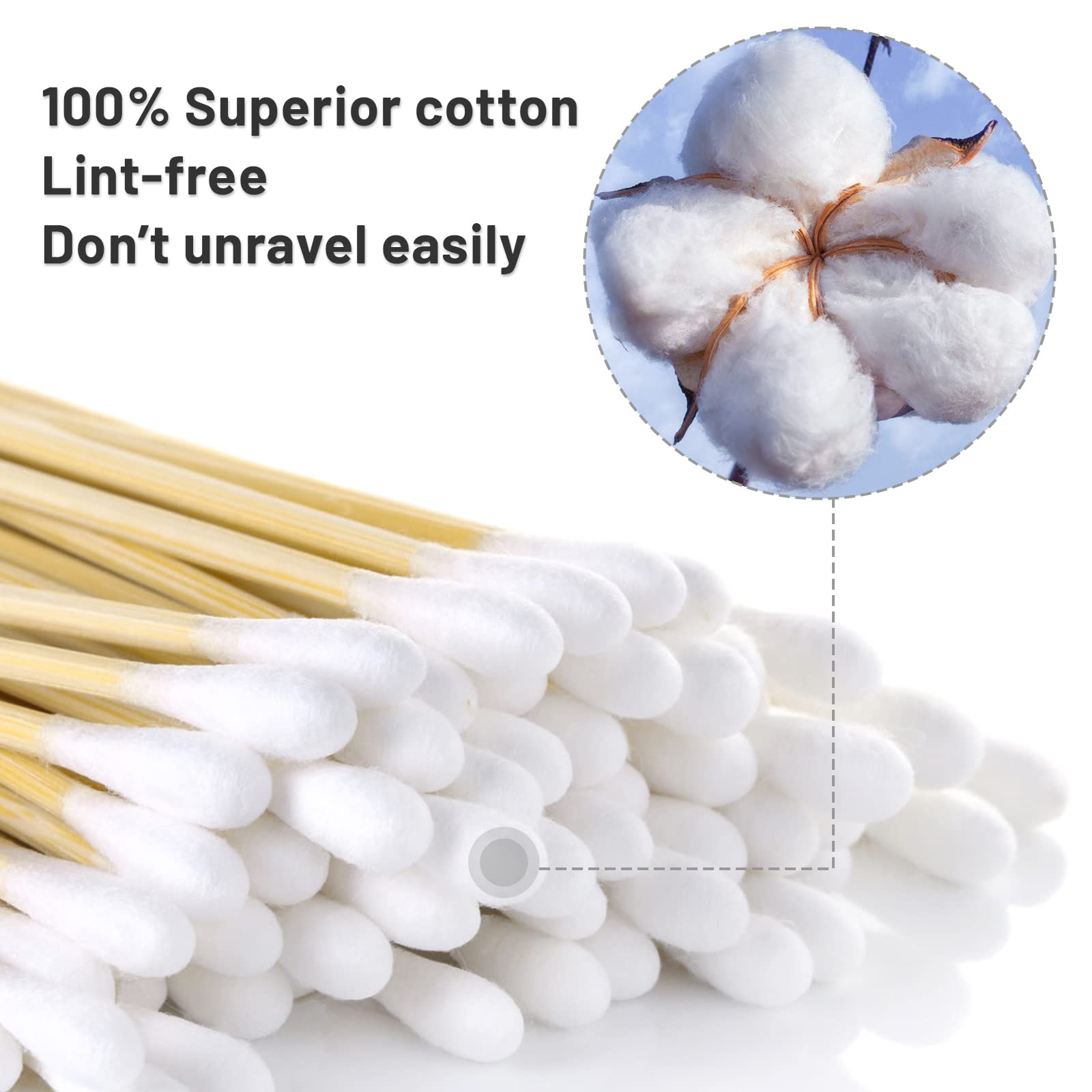 Pingmic lint-free absorbent tips ideal for precise applications