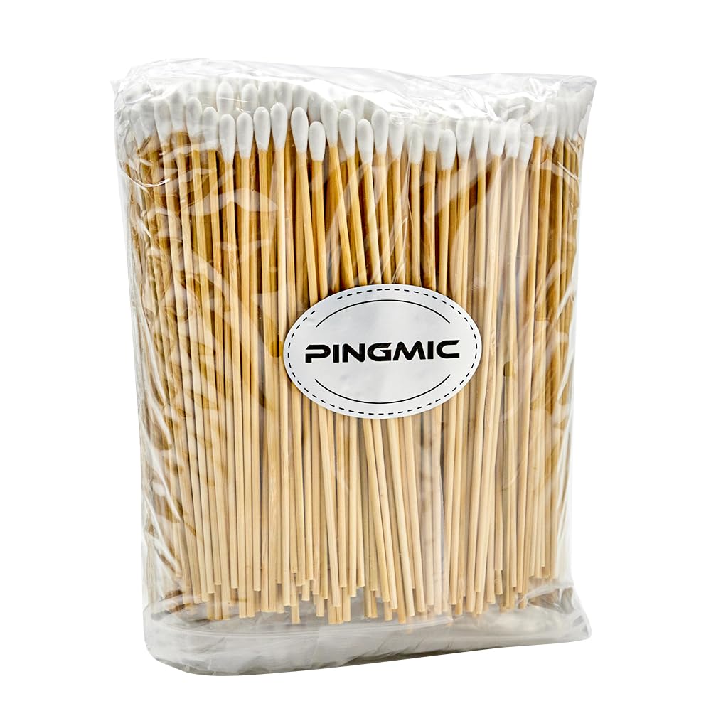 Pingmic portable resealable bag containing 100 swabs for on-the-go use