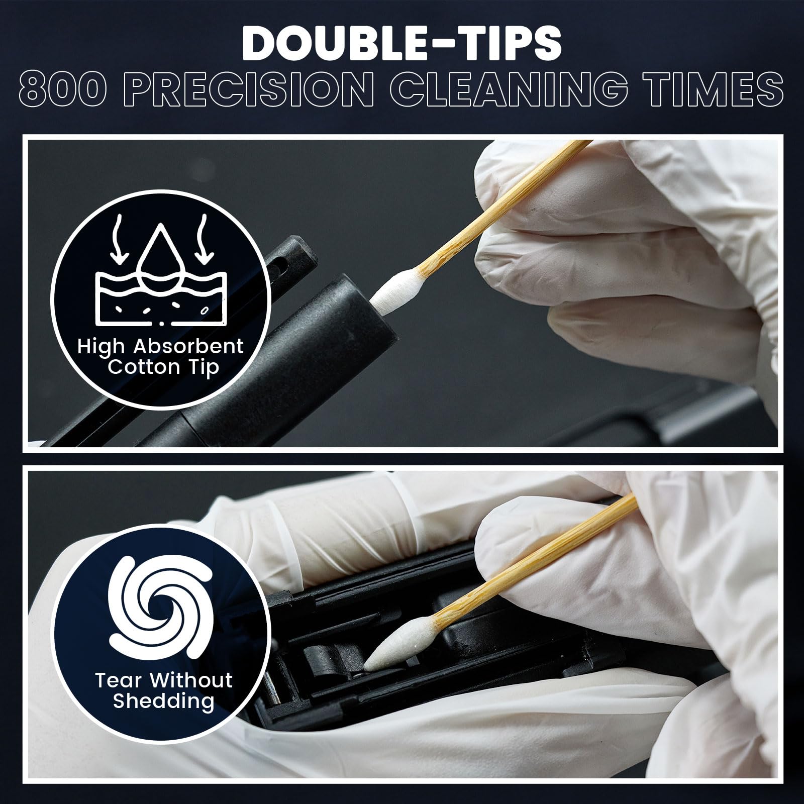 PINGMIC swabs reaching into tight spaces for bore cleaning