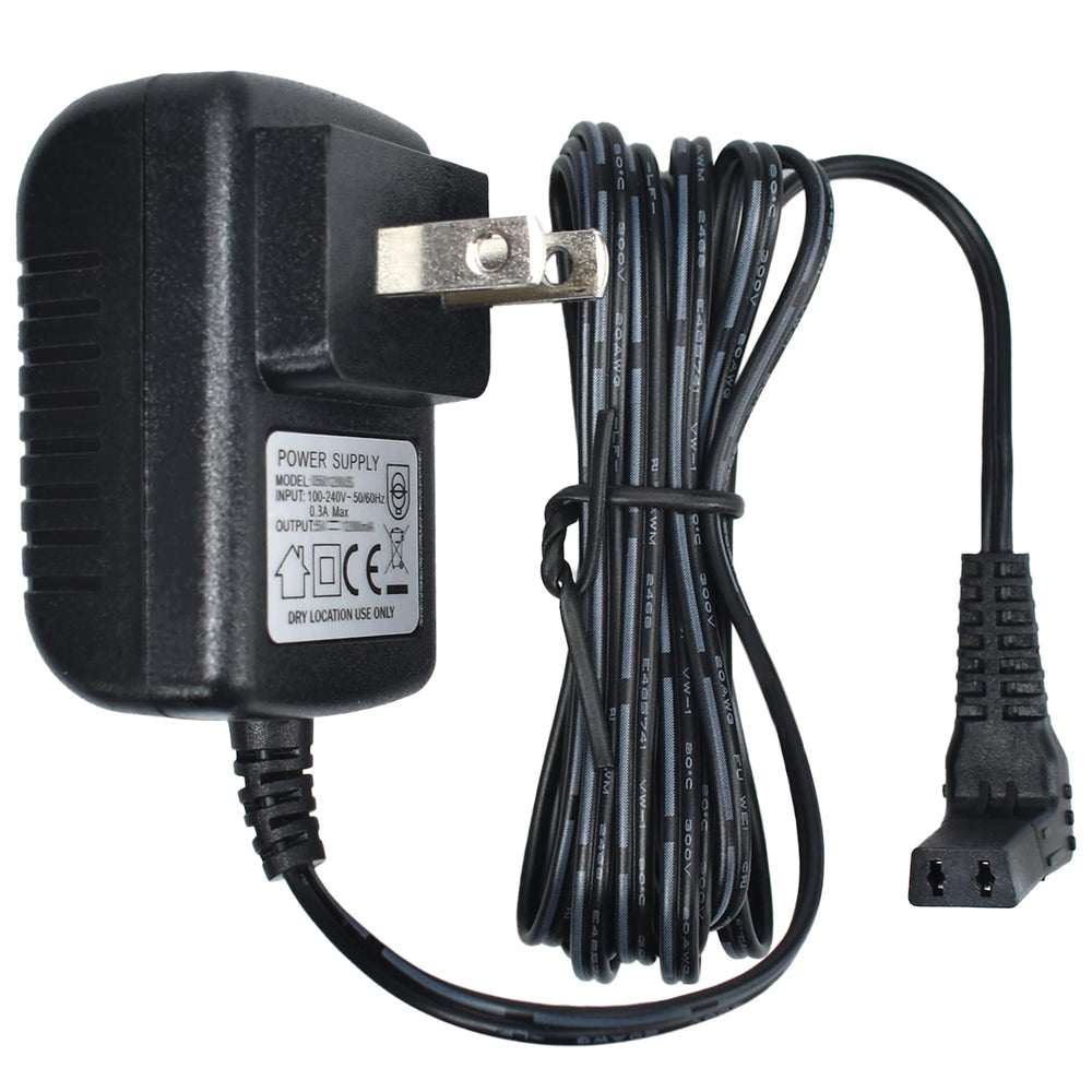 Pinkind 5V adapter front view for Wahl trimmer charging on the go.