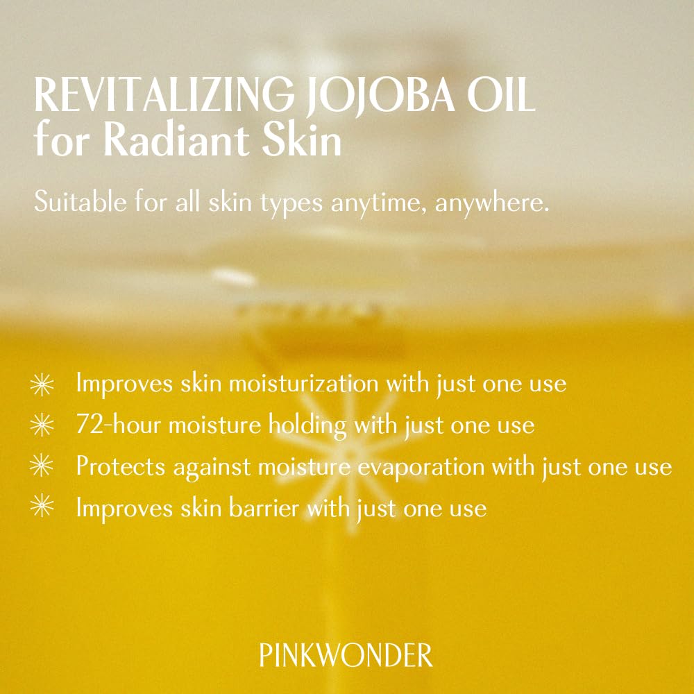 PINKWONDER Gua Sha routine with jojoba oil for radiant, well-nourished skin.