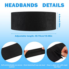 pinkxhy non-woven fabric headbands provide soft touch for skincare