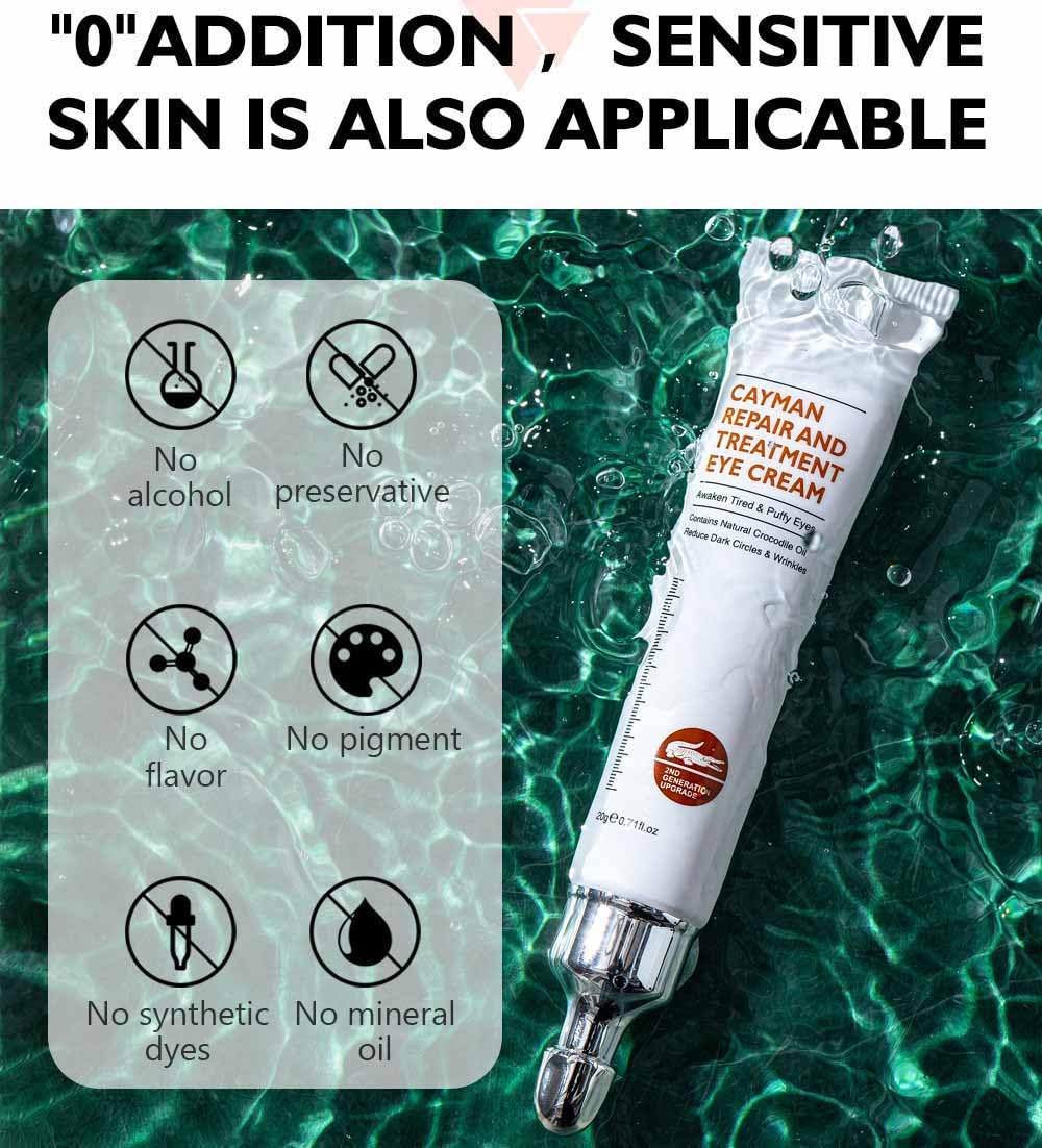 Pinnoocy Magic Eye Cream swirl on skin demonstrates texture and absorption