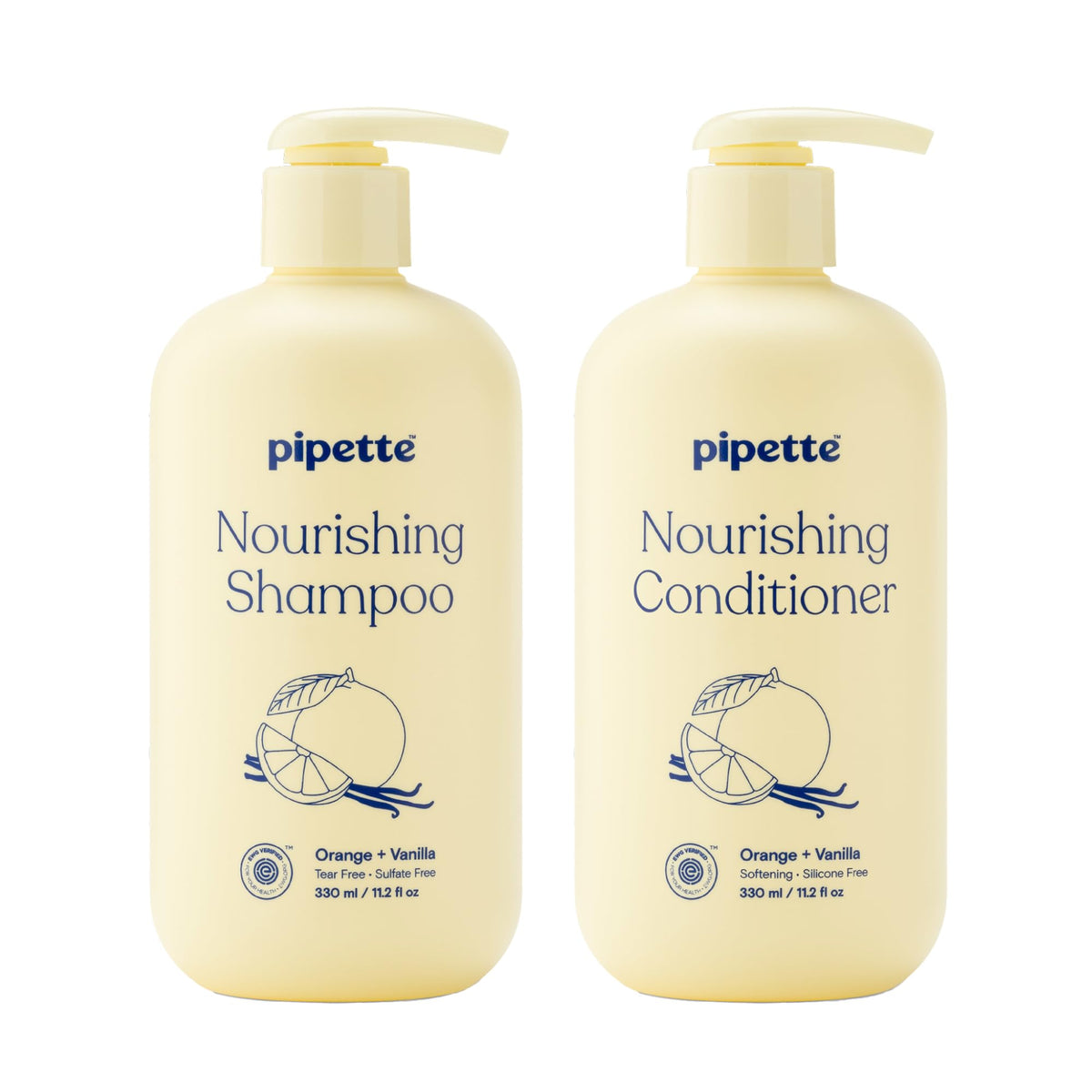 Pipette Nourishing Shampoo bottle for gentle cleansing across all hair types.