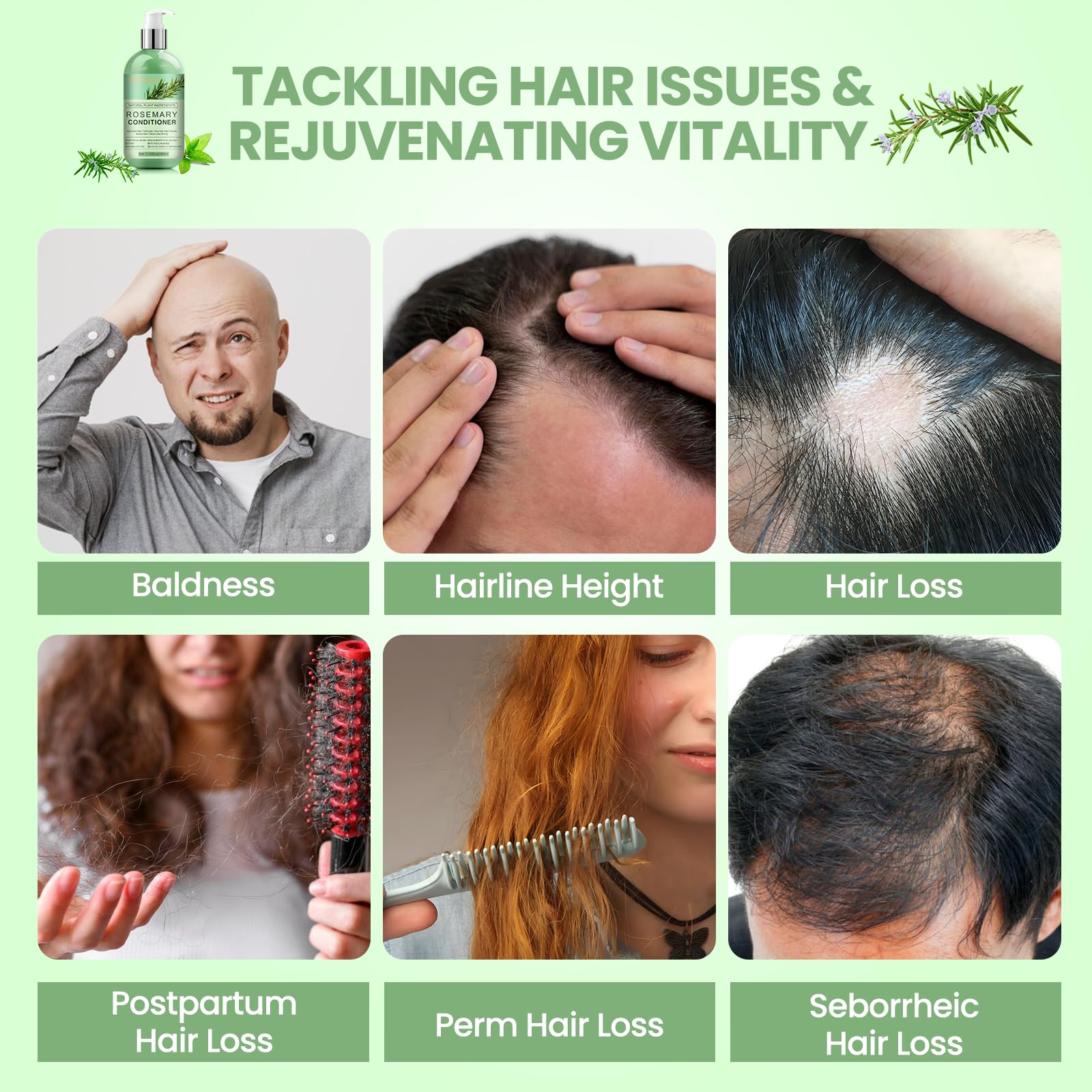 PIPIHUA Rosemary Conditioner foam texture suggests easy distribution and hydration.