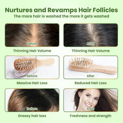 PIPIHUA Rosemary Shampoo label close-up showing natural ingredients