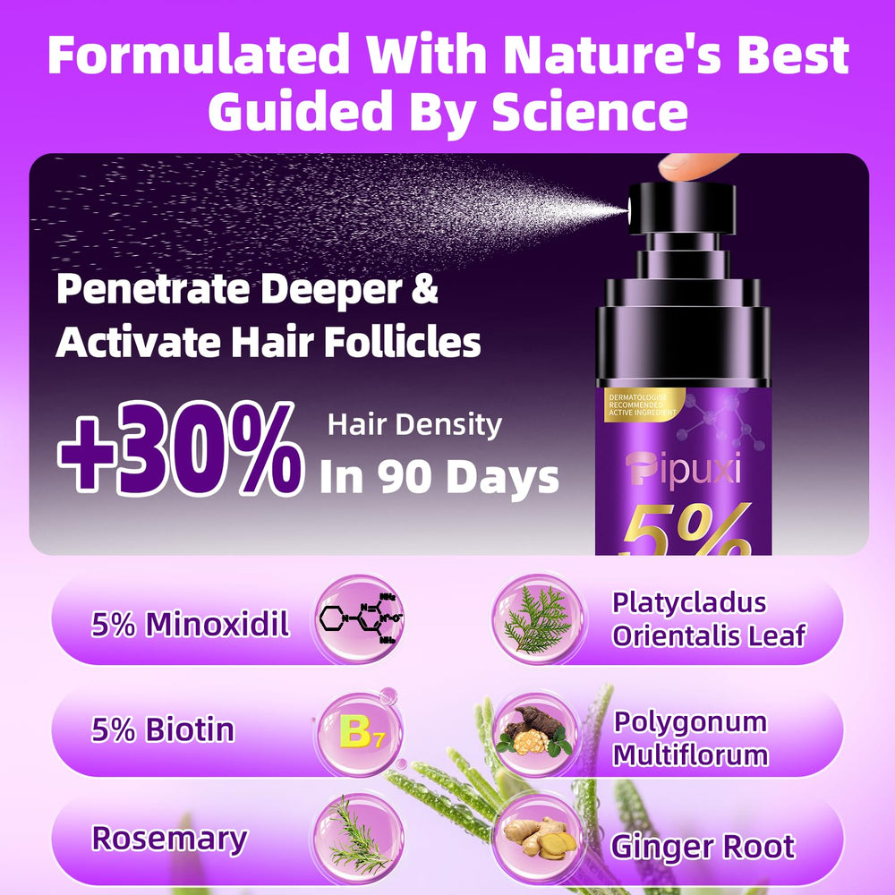 Pipuxi rosemary oil infusion highlights a refreshing scent during targeted application.