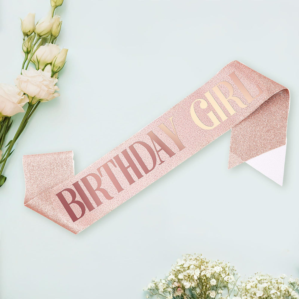 Piriuuo sash used as a photo-prop for memorable birthday celebrations