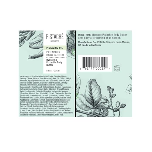 Pistaché Skincare brand story image evokes legacy of pistachio growers and quality.