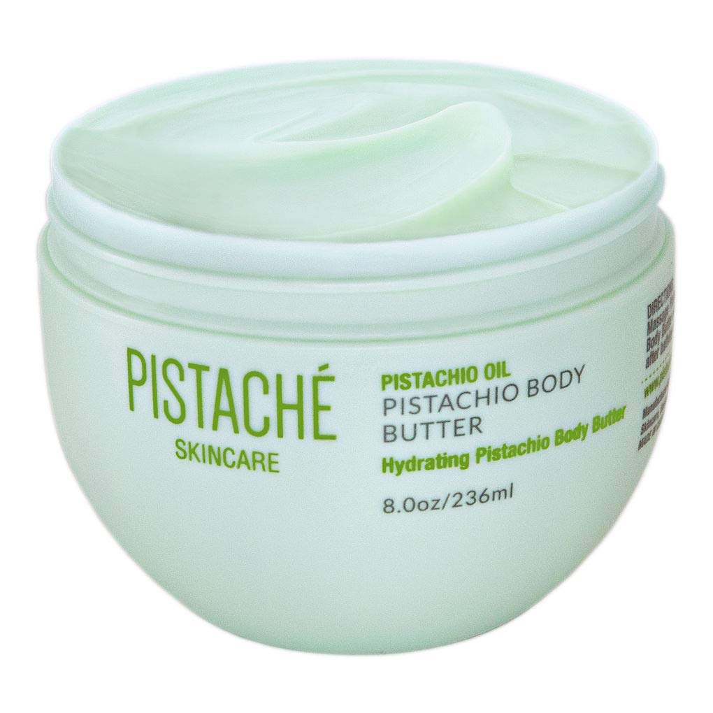 Pistaché Skincare ingredient close-up shows nourishing fatty acids for softer skin.